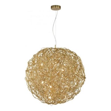 Paul Neuhaus 2019-12 - Hanglamp aan kabel SAREA 15xG9/40W/230V goudkleurig