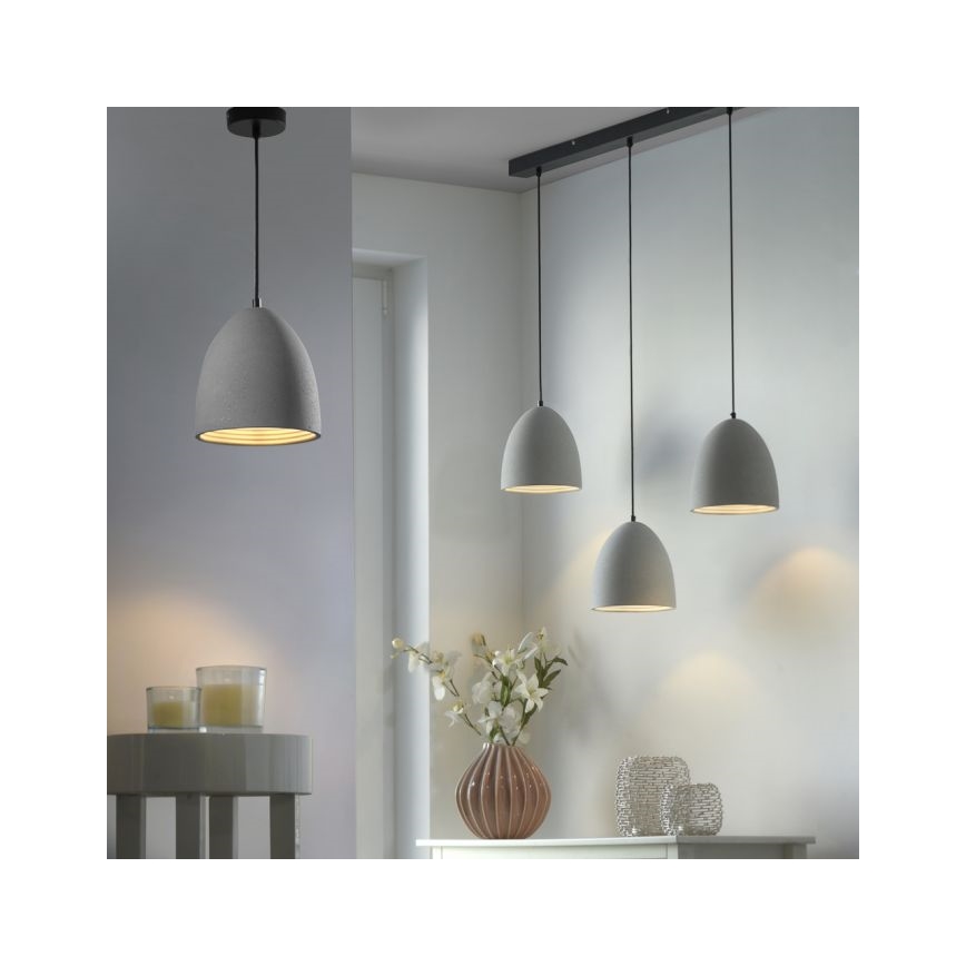 Paul Neuhaus 2231-22 - Hanglamp aan een koord ETON 1xE27/40W/230V beton