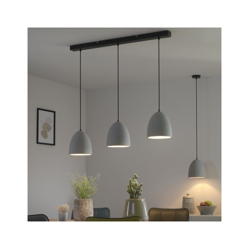 Paul Neuhaus 2231-22 - Hanglamp aan een koord ETON 1xE27/40W/230V beton