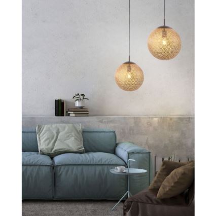 Paul Neuhaus 2420-48 - Hanglamp aan een koord GRETA 1xE27/60W/230V diameter 30 cm