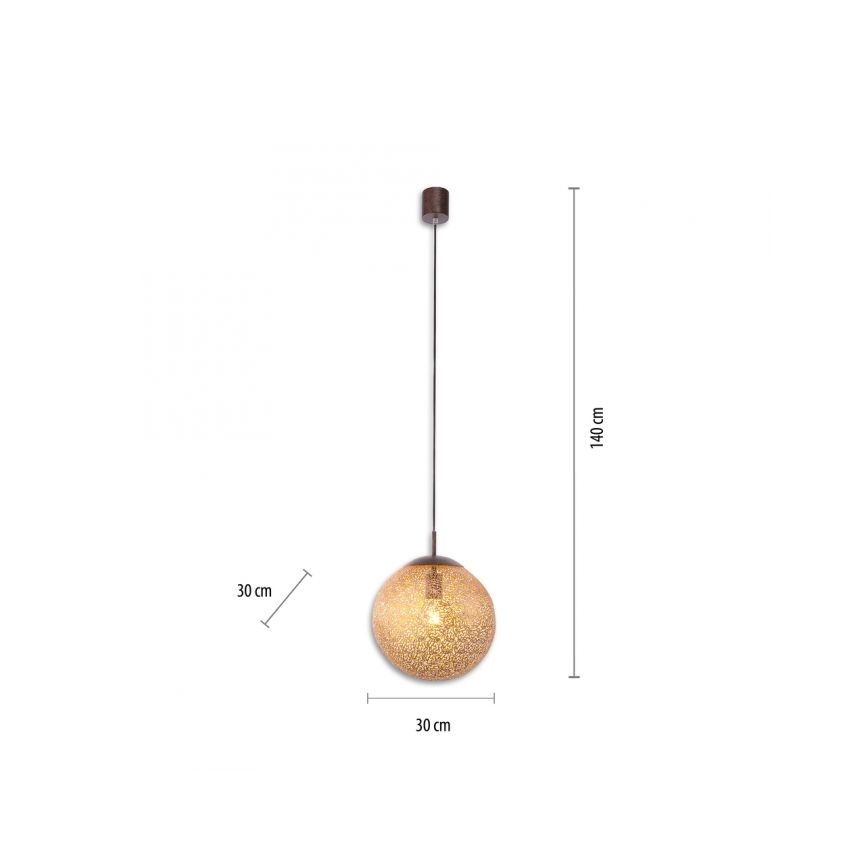 Paul Neuhaus 2420-48 - Hanglamp aan een koord GRETA 1xE27/60W/230V diameter 30 cm