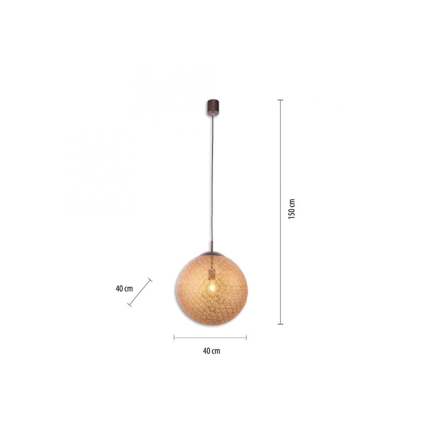 Paul Neuhaus 2421-48 - Hanglamp aan een koord GRETA 1xE27/60W/230V diameter 40 cm
