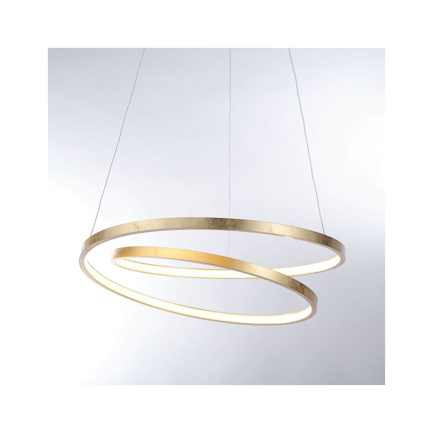 Paul Neuhaus 2472-12 - Dimbare LED Hanglamp aan een koord ROMAN LED/30W/230V goud