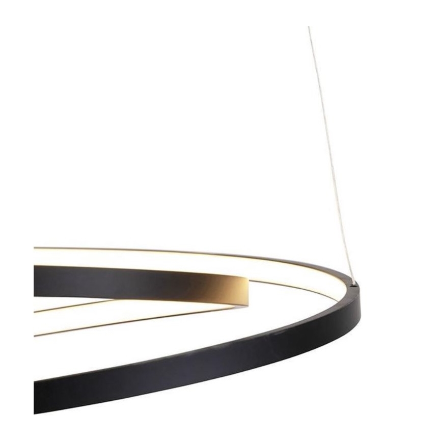 Paul Neuhaus 2472-18 - Dimbare LED Hanglamp aan een koord ROMAN LED/30W/230V zwart