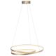 Paul Neuhaus 2474-12 - Dimbare LED Hanglamp aan een koord ROMAN LED/40W/230V goud