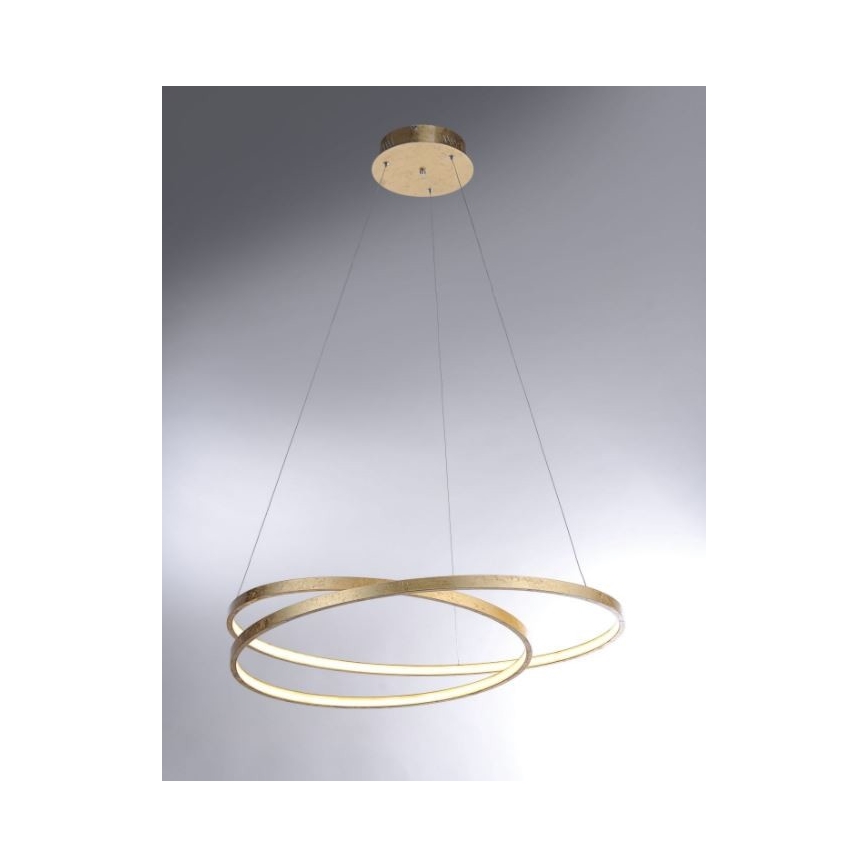 Paul Neuhaus 2474-12 - Dimbare LED Hanglamp aan een koord ROMAN LED/40W/230V goud