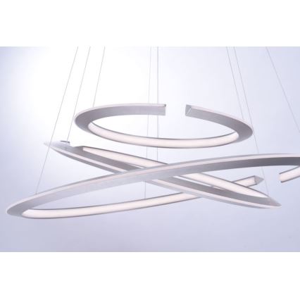 Paul Neuhaus 2493-55 - Dimbare LED hanglamp aan een koord ALESSA 3xLED/38W/230V + afstandsbediening
