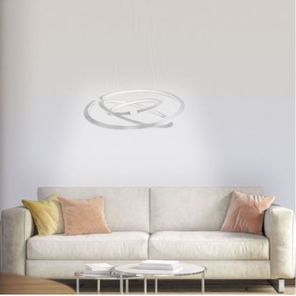 Paul Neuhaus 2493-55 - Dimbare LED hanglamp aan een koord ALESSA 3xLED/38W/230V + afstandsbediening