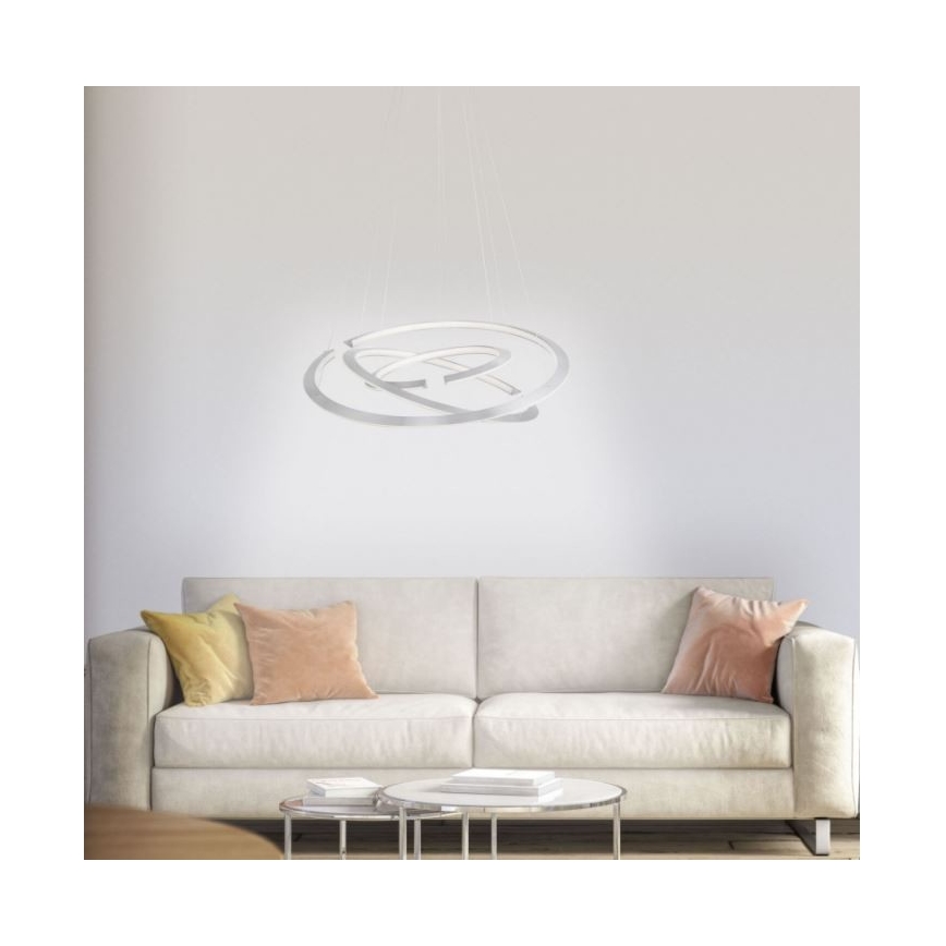 Paul Neuhaus 2493-55 - Dimbare LED hanglamp aan een koord ALESSA 3xLED/38W/230V + afstandsbediening