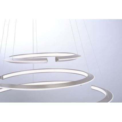 Paul Neuhaus 2493-55 - LED dimbare hanglamp aan kabel ALESSA 3xLED/38W/230V + afstandsbediening