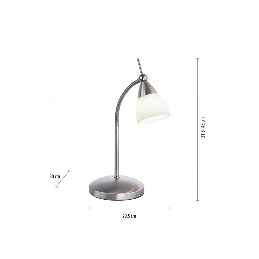 Paul Neuhaus 4001-55 - Dimbaar LED touch tafellampje PINO 1xG9/3W/230V mat chroom