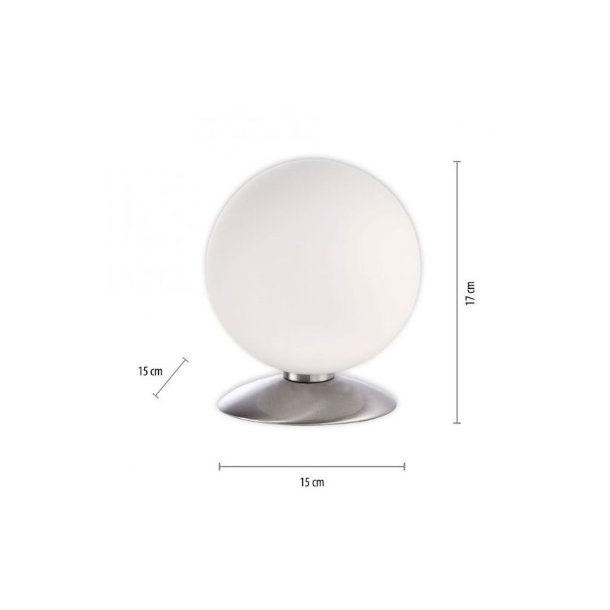 Paul Neuhaus 4013-55 - Dimbaar LED touch tafellampje BUBBA 1xG9/3W/230V mat chroom