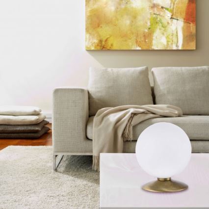 Paul Neuhaus 4013-60 - Dimbaar LED touch tafellampje BUBBA 1xG9/3W/230V goud