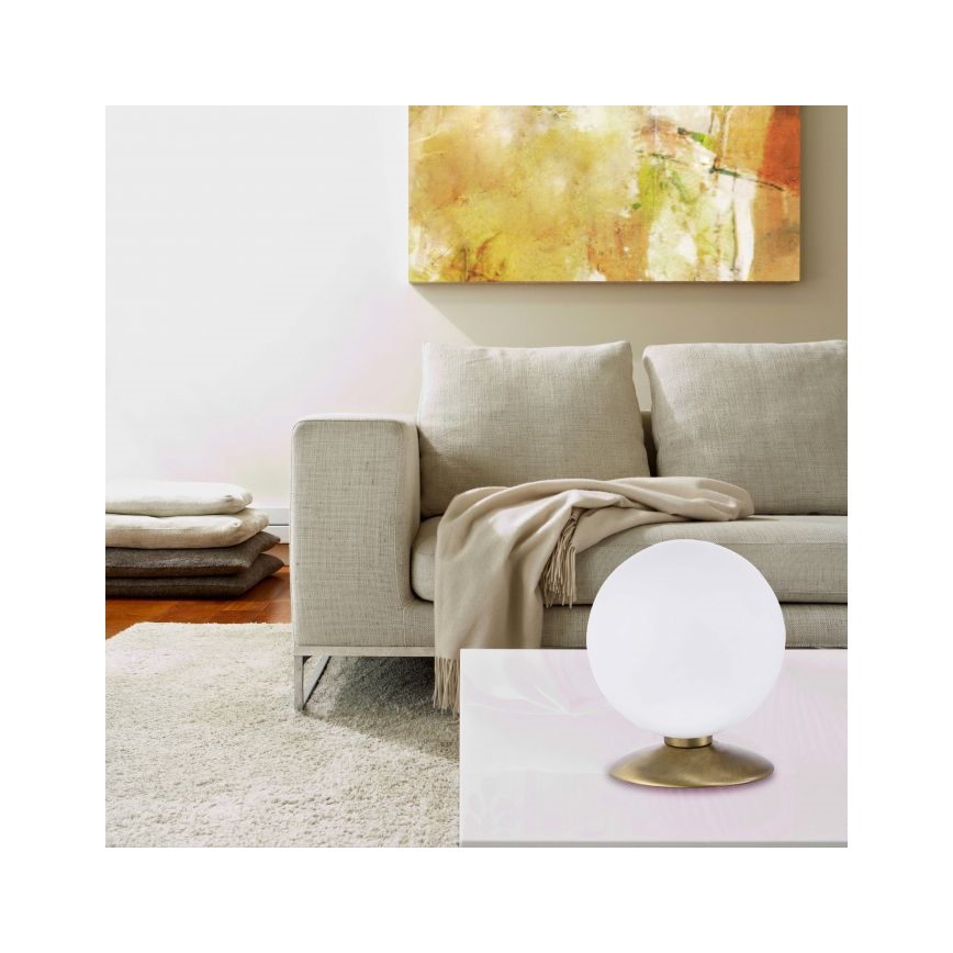 Paul Neuhaus 4013-60 - Dimbaar LED touch tafellampje BUBBA 1xG9/3W/230V goud