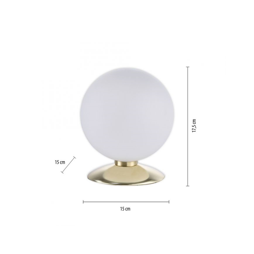 Paul Neuhaus 4013-60 - Dimbaar LED touch tafellampje BUBBA 1xG9/3W/230V goud