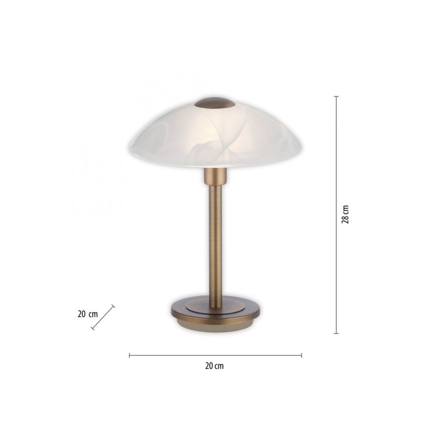 Paul Neuhaus 4026-11 - Dimbaar LED touch tafellampje ENOVA 1xG9/2,6W/230V