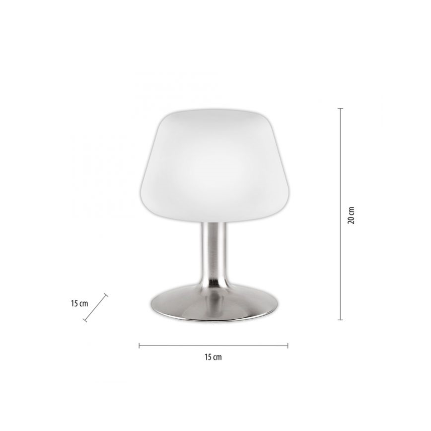 Paul Neuhaus 4078-55 - Dimbaar LED touch tafellampje TILL 1xG9/3W/230V mat chroom