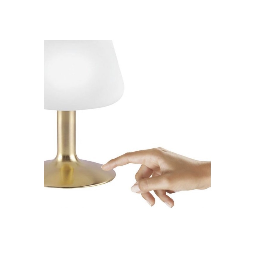 Paul Neuhaus 4078-60 - Dimbaar LED touch tafellampje TILL 1xG9/3W/230V messing