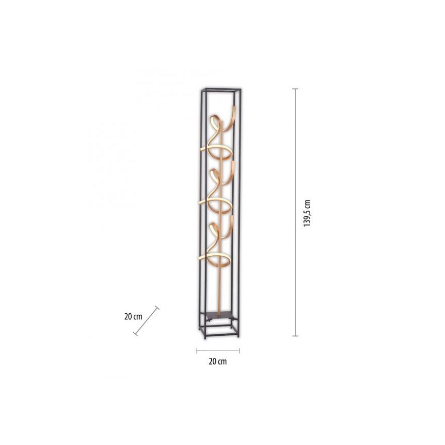 Paul Neuhaus 415-18 - LED vloerlamp dimbaar SELINA 3xLED/10.W/230V