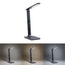 Paul Neuhaus 4595-18 - Dimbare LED Tafel Lamp met Draadloos Opladen en Touch Aansturing ADRIANO LED/5W/230V zwart