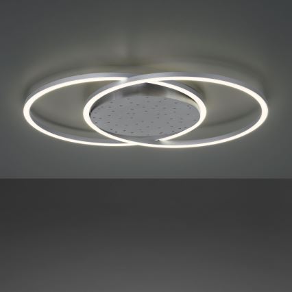 Paul Neuhaus 6025-55 - Dimbare LED Plafond Lamp YUKI LED/48W/230V + afstandsbediening