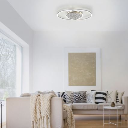 Paul Neuhaus 6025-55 - LED dimbare plafondlamp YUKI LED/48W/230V + afstandsbediening