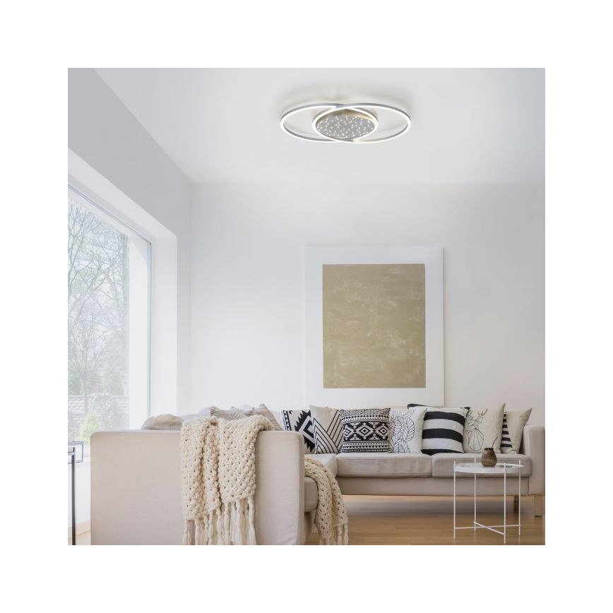 Paul Neuhaus 6025-55 - LED dimbare plafondlamp YUKI LED/48W/230V + afstandsbediening