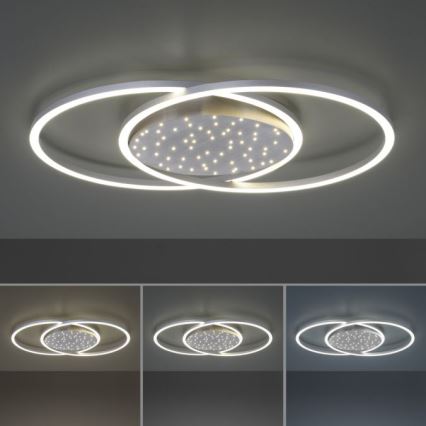 Paul Neuhaus 6025-55 - LED dimbare plafondlamp YUKI LED/48W/230V + afstandsbediening