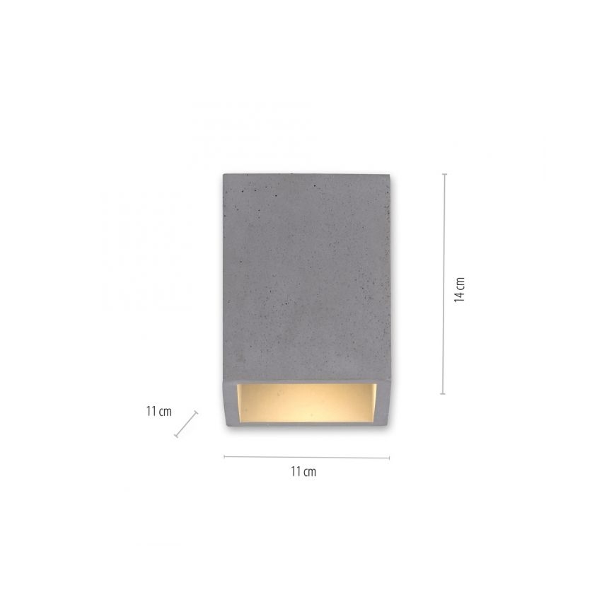 Paul Neuhaus 6161-22 - Spot ETON 1xGU10/10W/230V beton