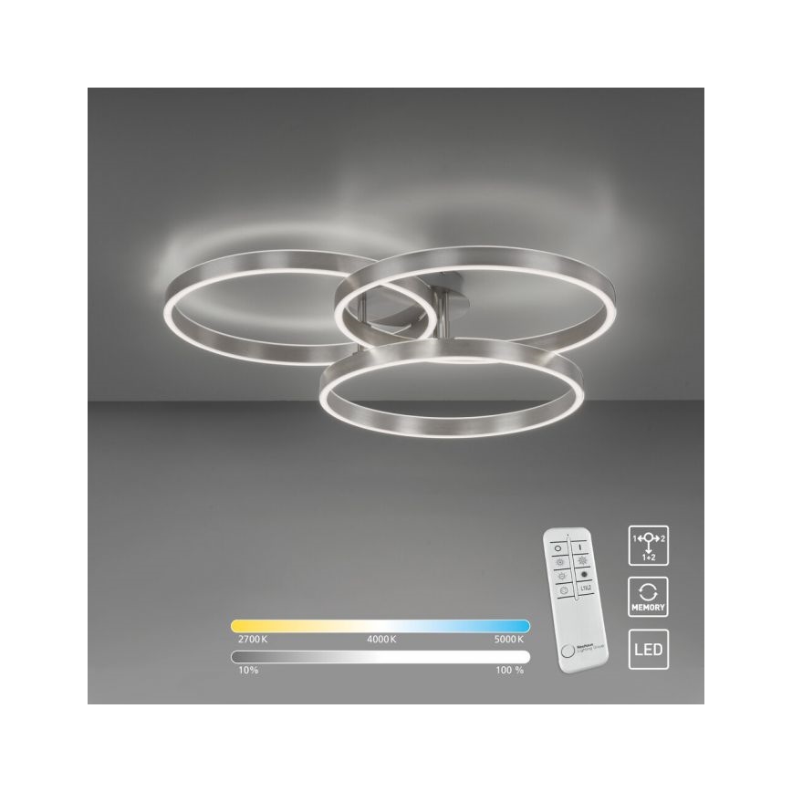 Paul Neuhaus 6233-55 - Dimbare LED plafondlamp PAAN LED/45,5W/230V 2700-5000K + afstandsbediening