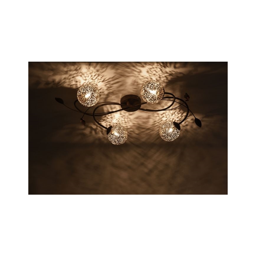 Paul Neuhaus 6395-48 - Plafondlamp GRETA 4xG9/40W/230V
