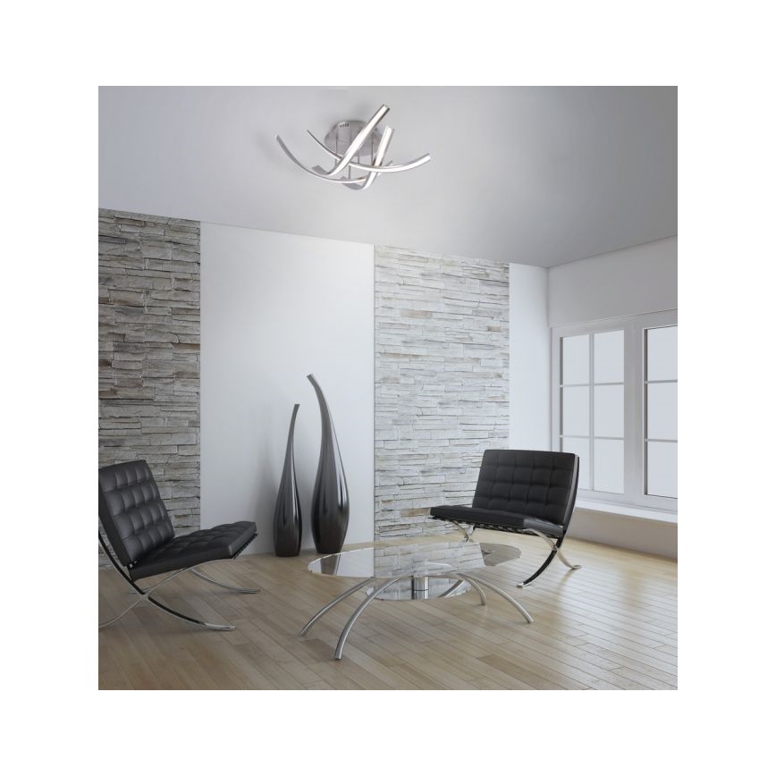 Paul Neuhaus 6474-55 - Dimbare LED Hanglamp voor Oppervlak Montage LINDA 4xLED/7W/230V