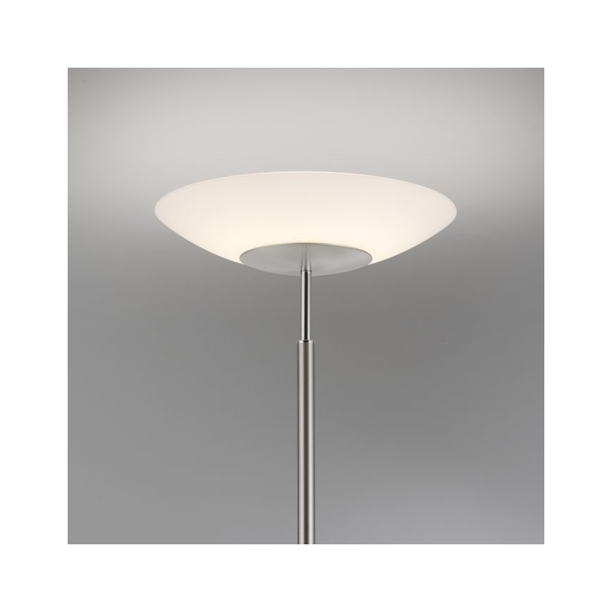 Paul Neuhaus 655-55 - Dimbare LED Staande lamp ALFRED 1xLED/28W+1xLED/4W/230V glanzend chroom