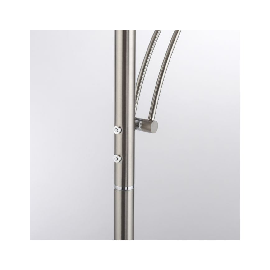 Paul Neuhaus 655-55 - Dimbare LED-vloerlamp ALFRED LED/28W+LED/4W/230V glanzend chroom