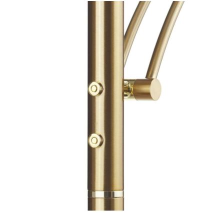 Paul Neuhaus 655-60 - LED dimbare vloerlamp ALFRED LED/28W/230V+LED/4W/230V messing