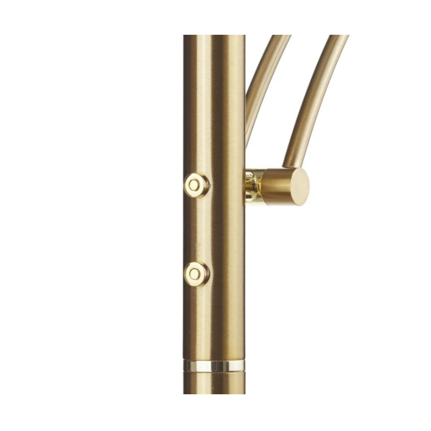 Paul Neuhaus 655-60 - LED dimbare vloerlamp ALFRED LED/28W/230V+LED/4W/230V messing