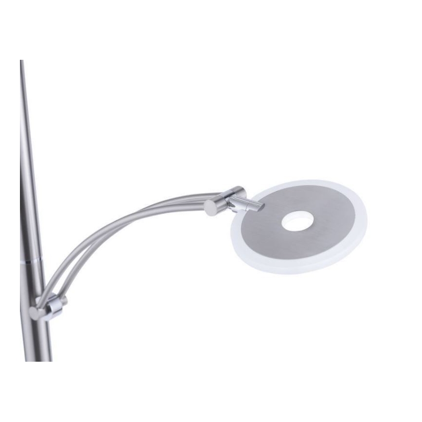 Paul Neuhaus 673-55 - Dimbare LED Staande lamp ARTUR 2xLED/21W/230V+1xLED/6W glanzend chroom