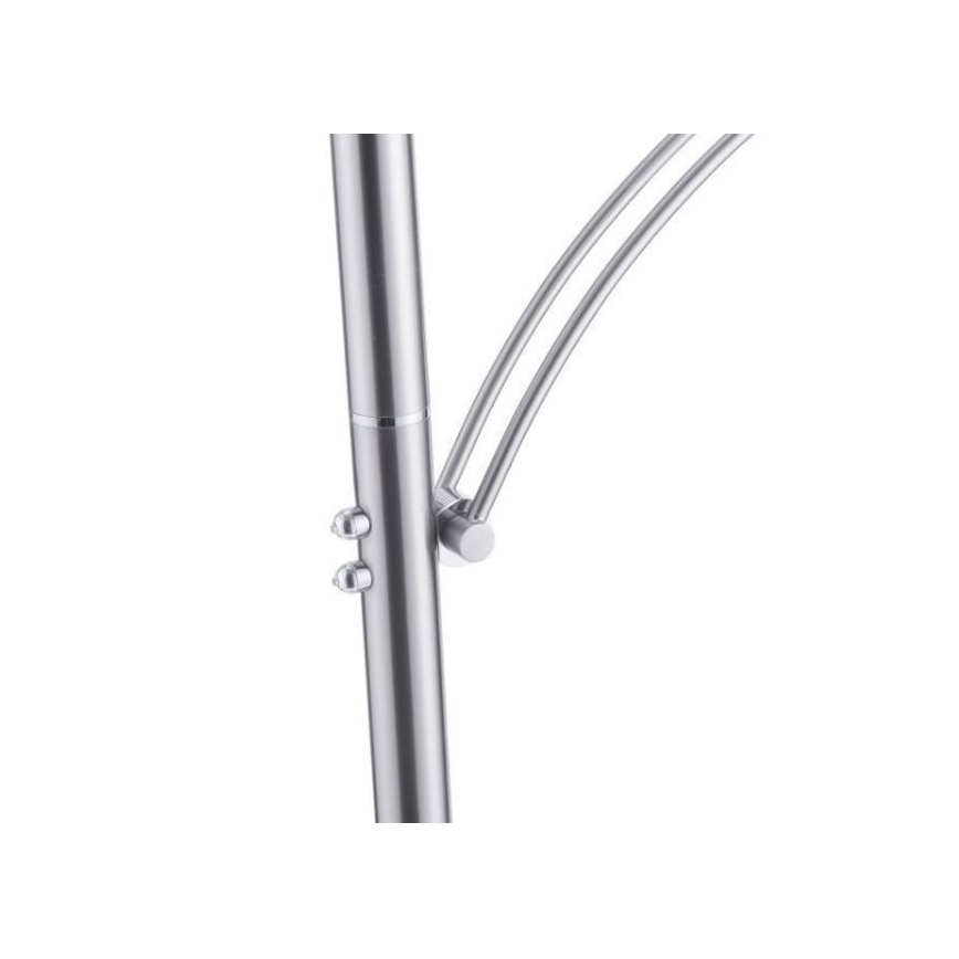 Paul Neuhaus 673-55 - LED dimbare vloerlamp ARTUR 2xLED/21W/230V+LED/6W glanzend chroom