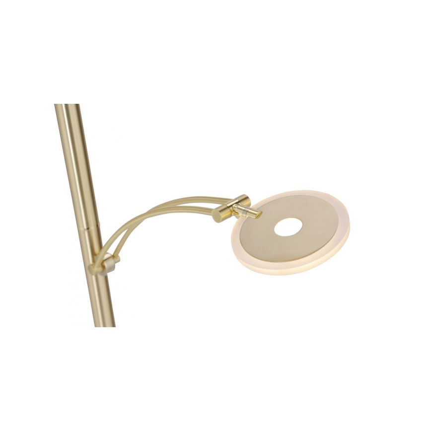 Paul Neuhaus 673-60 - LED dimbare vloerlamp ARTUR 2xLED/21W/230V+LED/6W goud