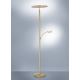 Paul Neuhaus 673-60 - Dimbare Staande LED Lamp ARTUR 2xLED/21W/230V+1xLED/6W goud
