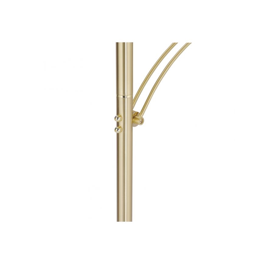 Paul Neuhaus 673-60 - Dimbare Staande LED Lamp ARTUR 2xLED/21W/230V+1xLED/6W goud