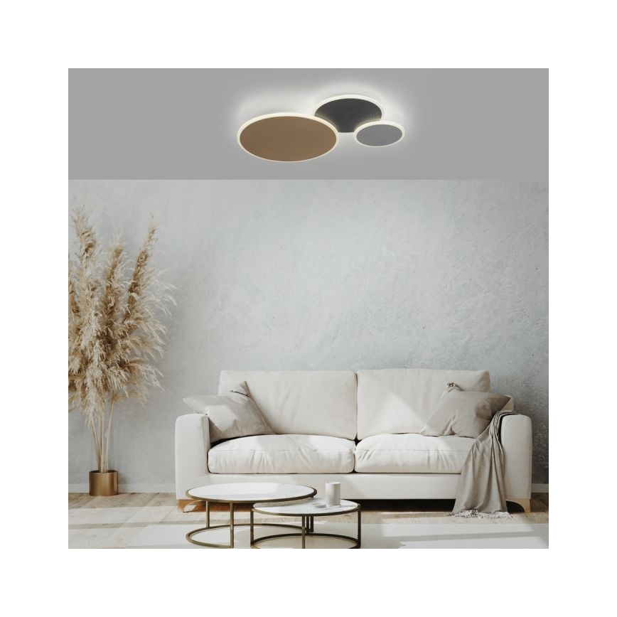 Paul Neuhaus 8007-70 - LED dimbare plafondlamp Q-PIATO LED/35W/230V 2700-5000K Wi-Fi + afstandsbediening