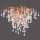 Paul Neuhaus 8091-11 - Bevestigde hanglamp ICICLE 9xG9/40W/230V diameter 50 cm messing