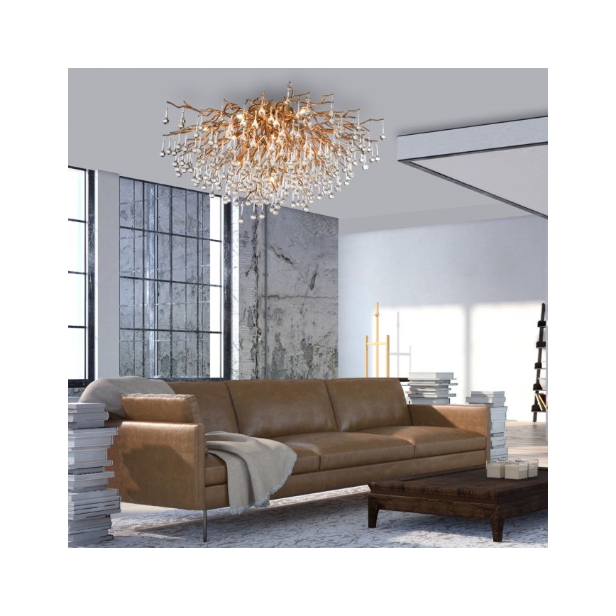 Paul Neuhaus 8092-11 - Plafondlamp ICICLE 14xG9/40W/230V