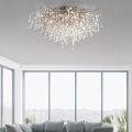 Paul Neuhaus 8092-55 - Opbouwkroonluchter ICICLE 14xG9/40W/230V Ø 100 cm glanzend chroom