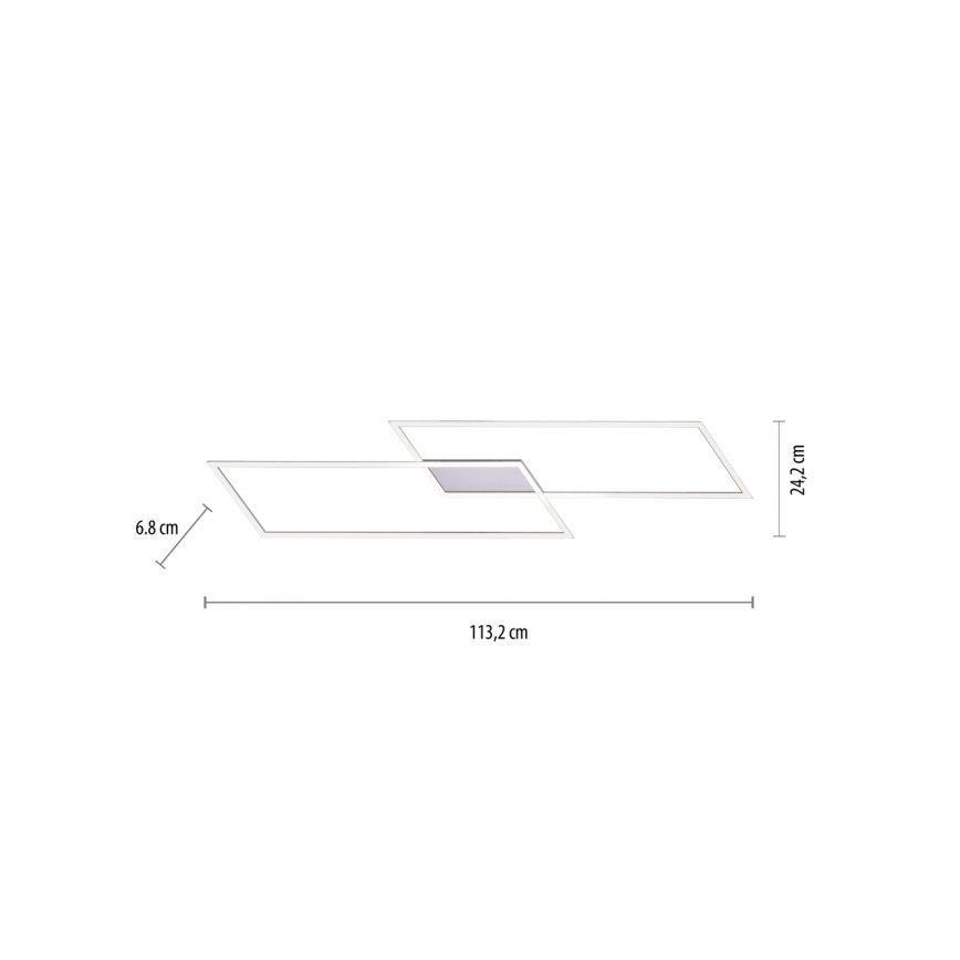 Paul Neuhaus 8194-55 - LED Plafondlamp dimbaar INIGO 2xLED/20W/230V