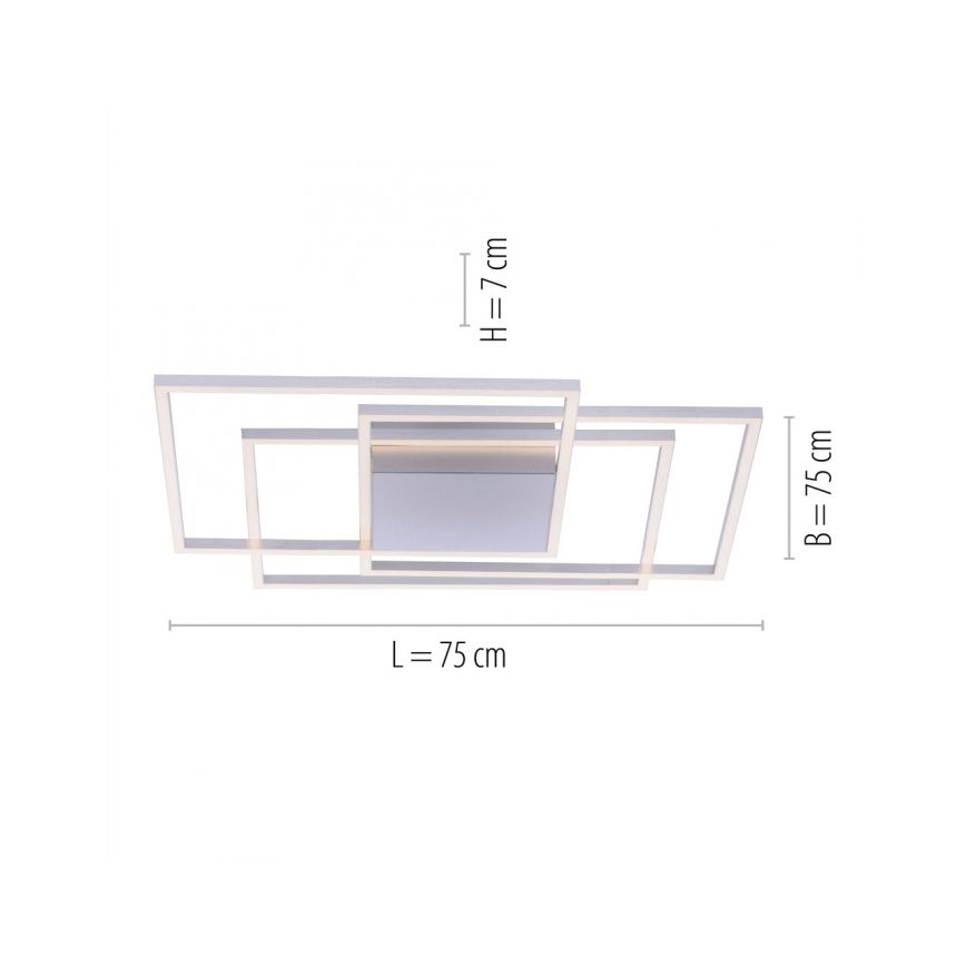 Paul Neuhaus 8256-55 - LED Plafondverlichting dimbaar INIGO 3xLED/16W/230V
