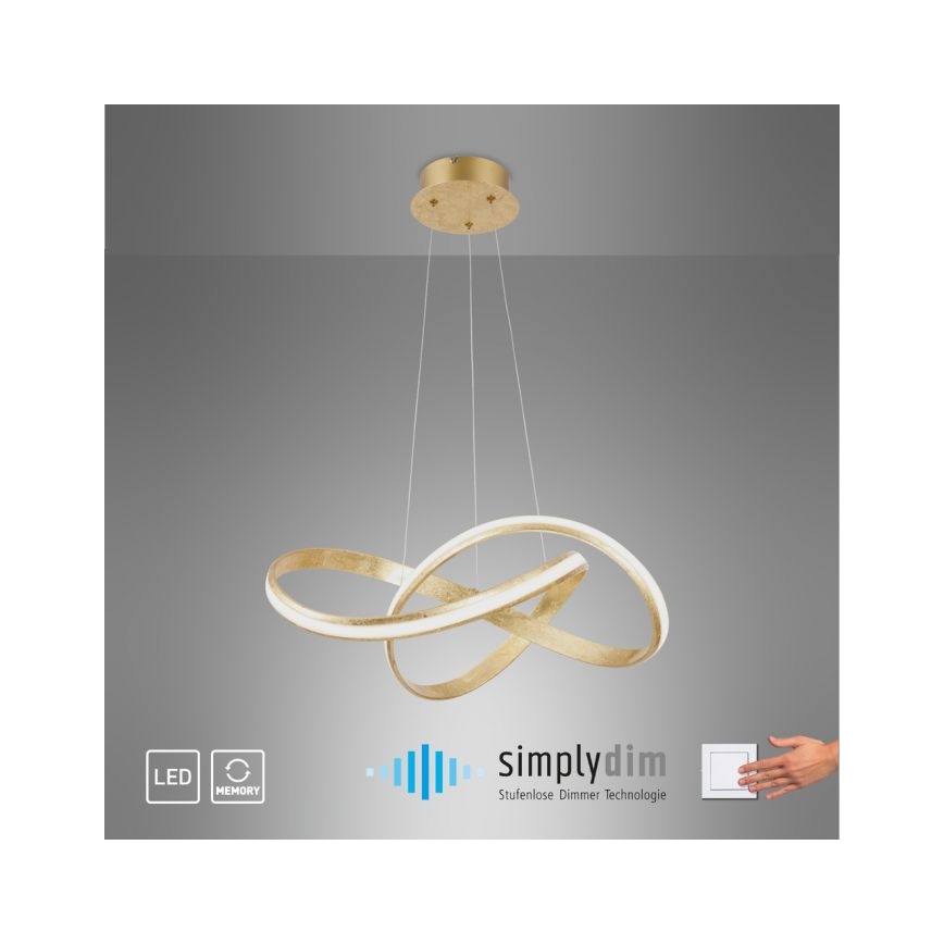 Paul Neuhaus 8291-12 - Dimbare LED hanglamp aan een koord MELINDA LED/30W/230V