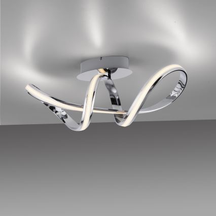 Paul Neuhaus 8331-17 - Dimbare LED bevestigde hanglamp MELINDA LED/30W/230V glanzend chroom