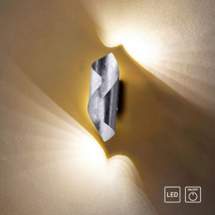Paul Neuhaus 9030-21 - LED Wand Lamp NEVIS LED/6W/230V zilver